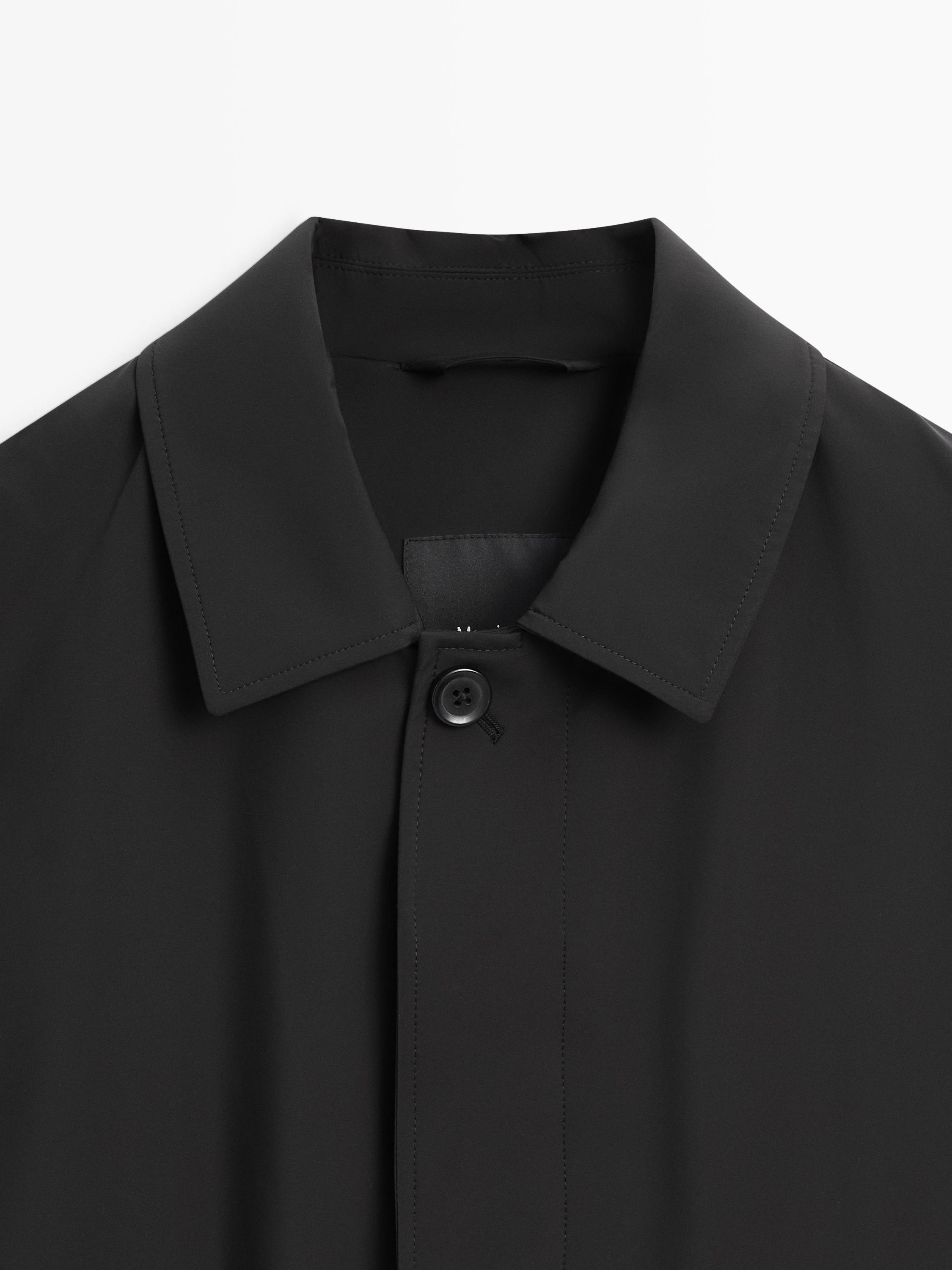 Lightweight technical fabric parka